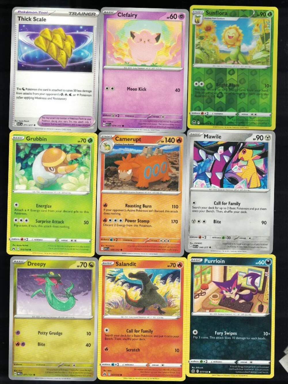 POKEMON 2026 MIX LOT OF 9 AUTHENTIC CARDS